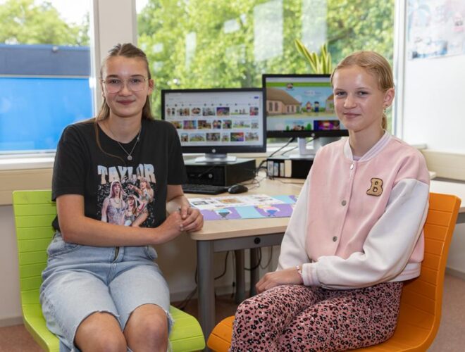 Jazlyn en Sanne