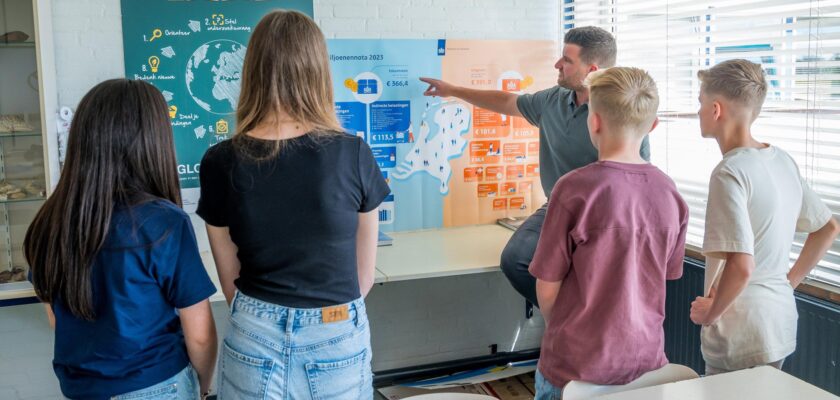 Leerlingen krijgen uitleg